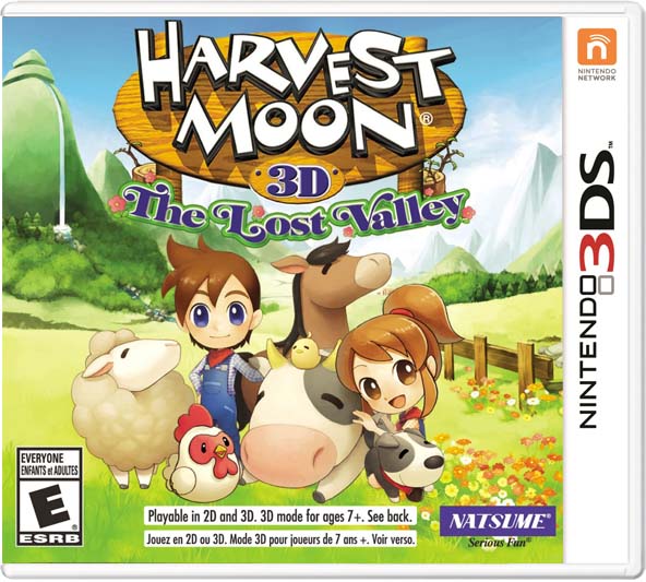 Harvest Moon 3D The Lost Valley 3DS CIA Download