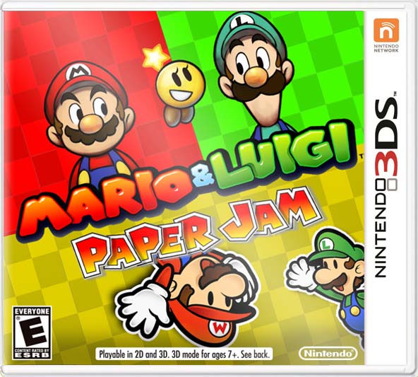 Mario and Luigi Paper Jam